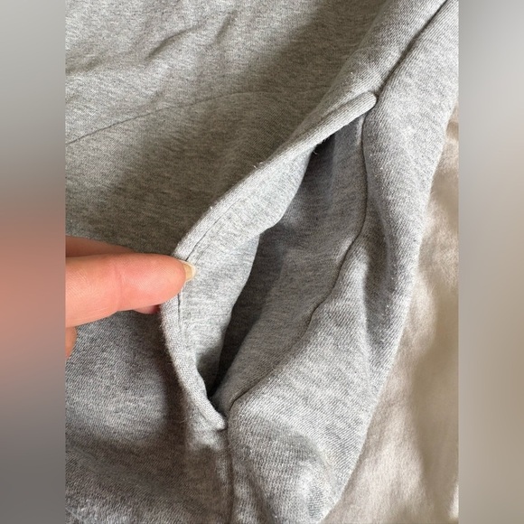 Nike women’s grey club fleece oversized mock neck sweater large fits XL-xxl - Picture 7 of 12